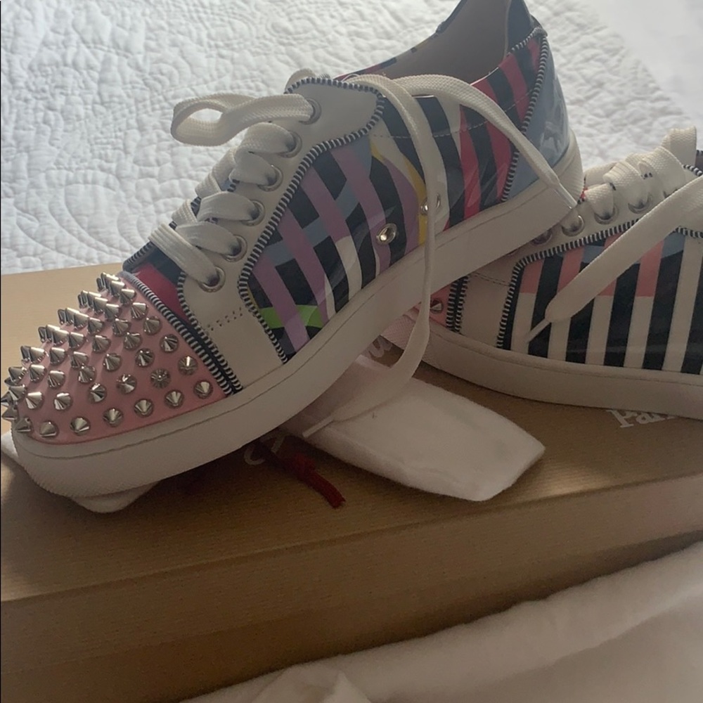 Christian Louboutin Vieira Spikes Orlato Sneaker View 5